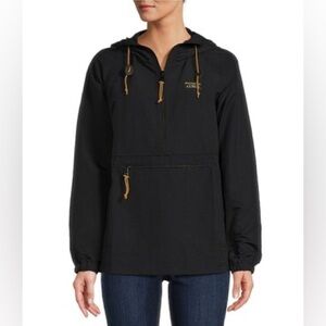 L.L. Bean Mountain Classic Anorak Kangaroo Pocket Quarter Zip Pullover Jacket M